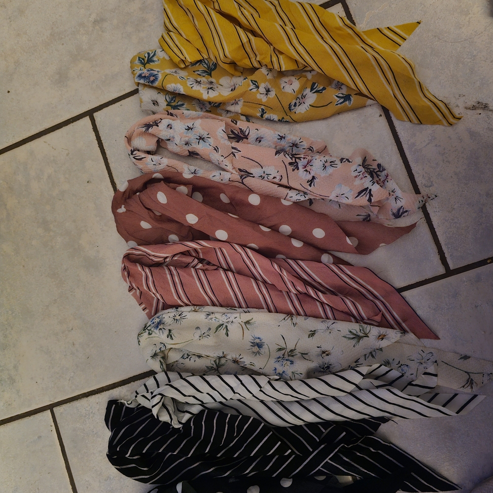 SHEIN Multicolor Hair Scarf Set